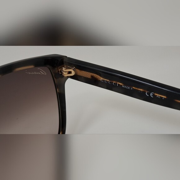 Gucci Women's Sunglasses Oversized Brown Gradient GG 3540/S 61-10-140 - Picture 12 of 16